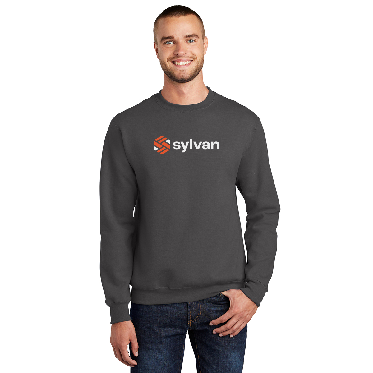 Sylvan Port & Company® - Essential Fleece Crewneck Sweatshirt