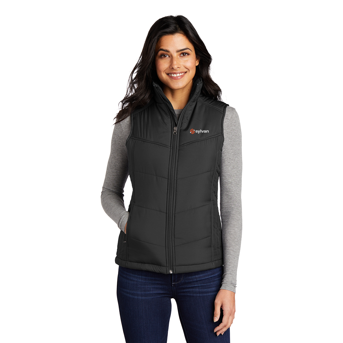 Sylvan Port Authority® Ladies Puffy Vest – Sylvan