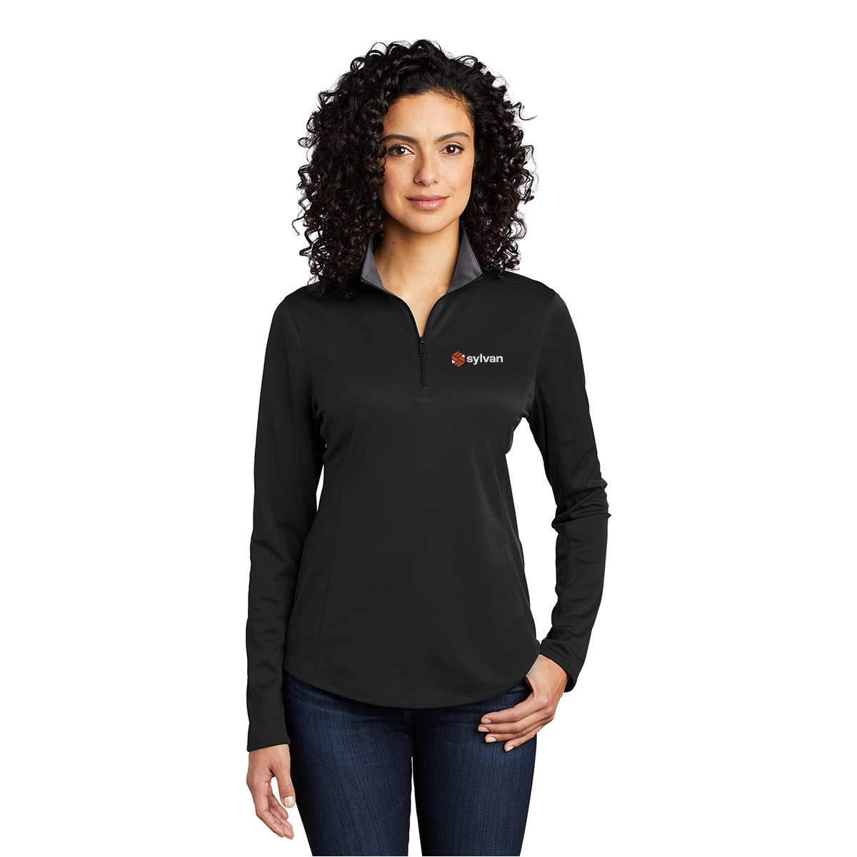 Sylvan Port Authority ® Ladies Silk Touch ™ Performance 1/4-Zip