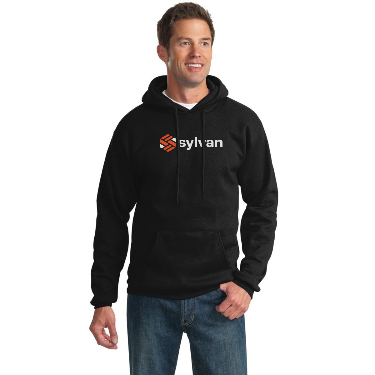Sylvan Port & Company® Tall Essential Fleece Pullover Hooded Sweatshirt